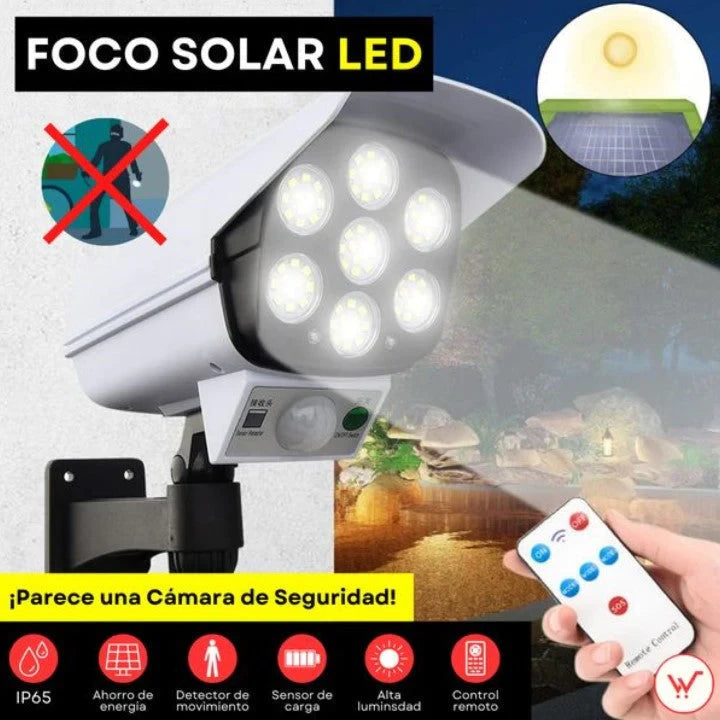 Foco Led Solar- Tipo Camara