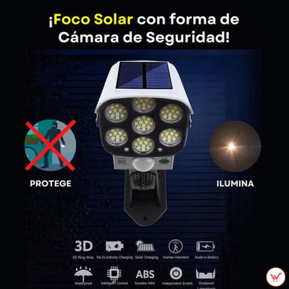 Foco Led Solar- Tipo Camara